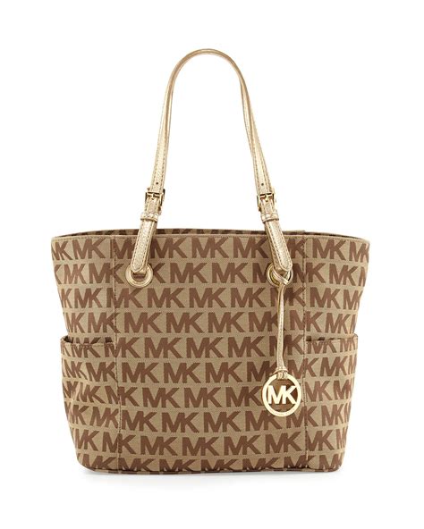 michael kors tote bag for women|michael kors signature canvas tote.